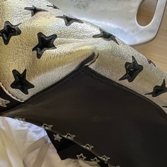 ** JIMMY CHOO Pimlico Star Punching Shoulder Open Tote Bag ** - Picture 16 of 16